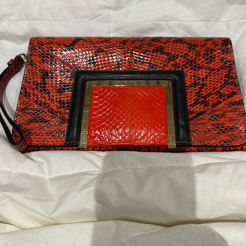 Jimmy choo skin clutch